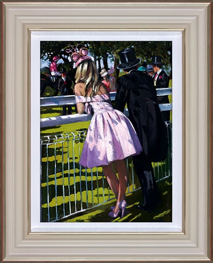 Vision in Pink by Sherree Valentine Daines - Framed Hand Finished Limited Edition on Canvas