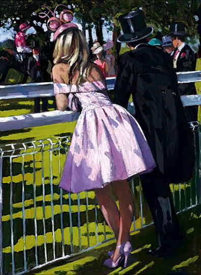 Vision in Pink by Sherree Valentine Daines - Hand Finished Limited Edition on Canvas